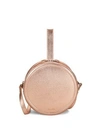 STEVEN ALAN Oliver Metallic Leather Circle Bag,0400098642538