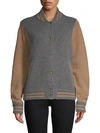 MARC JACOBS Wool & Cashmere Varsity Jacket,0400099213947