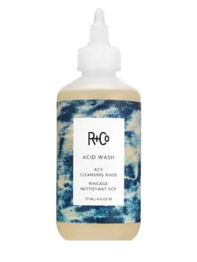 R + Co 6 Oz. Acid Wash Apple Cider Vinegar Cleansing Rinse In Colourless