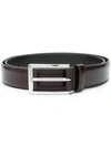 Prada Buckle Belt - Red In Red