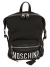 MOSCHINO EMBROIDERED LOGO SPORT BACKPACK,10670980