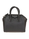 Givenchy Antigona Small Leather Tote In Black