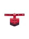 OKHTEIN OKHTEIN RED RODHAWK STUDDED LEATHER BELT BAG