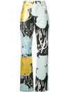 CALVIN KLEIN 205W39NYC X ANDY WARHOL FOUNDATION FLORAL COLOUR-BLOCK JEANS