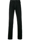 Emporio Armani Skinny Fit Trousers In Black