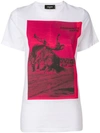 Dsquared2 Dance Print T-shirt In White