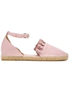 VALENTINO GARAVANI VALENTINO VALENTINO GARAVANI RUFFLE ESPADRILLES - PINK