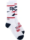 REEBOK REEBOK LOGO SOCKS - WHITE