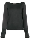 DOROTHEE SCHUMACHER ribbed cuff sweater