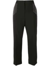 SPORT MAX CODE STITCH DETAIL CROPPED TROUSERS