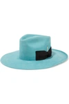 NICK FOUQUET E-1 FEATHER-EMBELLISHED RABBIT-FELT FEDORA