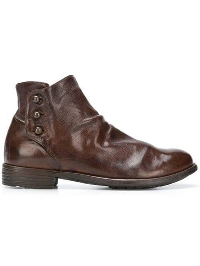 Officine Creative Ankle Boots Mars/005 In Cigar