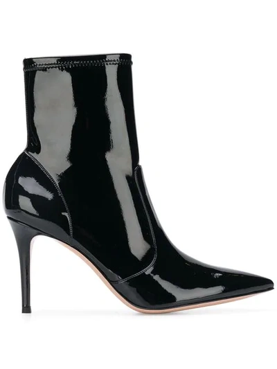 GIANVITO ROSSI POINTED TOE ANKLE BOOTS