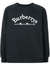 BURBERRY JERSEY-PULLOVER MIT PRINT