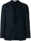 BOGLIOLI BOGLIOLI CLASSIC FITTED BLAZER - BLUE