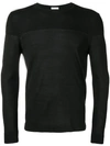 CENERE GB CENERE GB KNITTED DETAIL SWEATER - BLACK