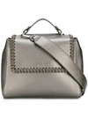 ORCIANI ORCIANI CHAIN TRIM TOTE - GREY