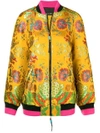 ETRO FLORAL EMBROIDERED BOMBER JACKET