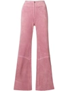 VICTORIA BECKHAM panelled flare trousers