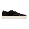 COMMON PROJECTS BLACK SUEDE SKATE LOW SNEAKERS