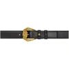 VERSACE VERSACE BLACK TRIBUTE LOGO BELT