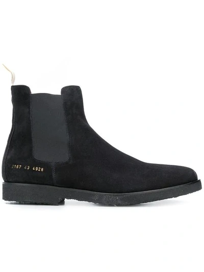 Common Projects Chelsea Boots In Blue