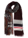 PIERRE-LOUIS MASCIA PIERRE-LOUIS MASCIA PRINTED SCARF - RED