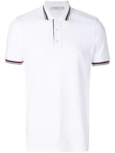 Pringle Of Scotland Classic Polo Shirt In Optic White