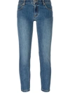 A.p.c. Cropped Jeans In Blue