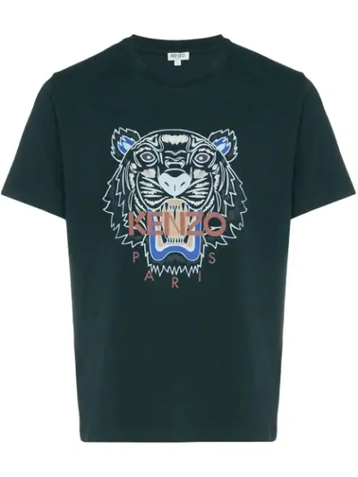 Kenzo Tiger T-shirt In Green