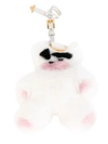 PRADA PRADA TRICK ORSO KEYCHAIN - WHITE