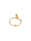 Sophie Bille Brahe 'arabre' Ring In Yellow & Orange