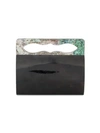 NATHALIE TRAD YVES SHELL CLUTCH WITH MOTHER OF PEARL HANDLES