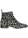 DOLCE & GABBANA LEOPARD ANKLE BOOTS