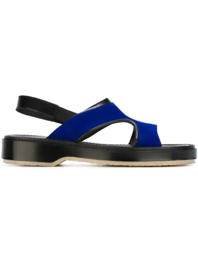 Adieu Cut-out Sandals In Blue