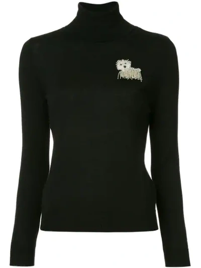 Boutique Moschino Roll Neck Jumper In Black