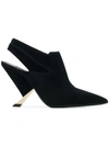 CASADEI CUTOUT ANKLE BOOTS