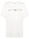 SUNNEI SUNNEI CLASSIC EMBROIDERED T-SHIRT - WHITE