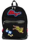 KENZO LOGO PATCH BACKPACK