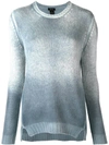 AVANT TOI AVANT TOI KNIT OMBRÉ SWEATER - BLUE