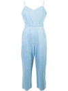 MOTHER MOTHER SPAGHETTI STRAP JUMPSUIT - BLUE