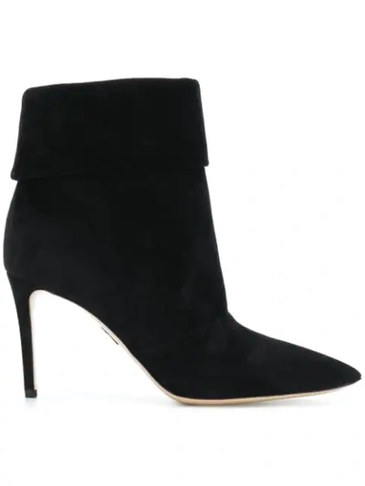 Paul Andrew Stiletto Ankle Boots - Black