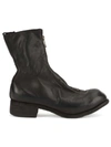 Guidi 40mm Pl2 Zip-up Leather Ankle Boots In Black