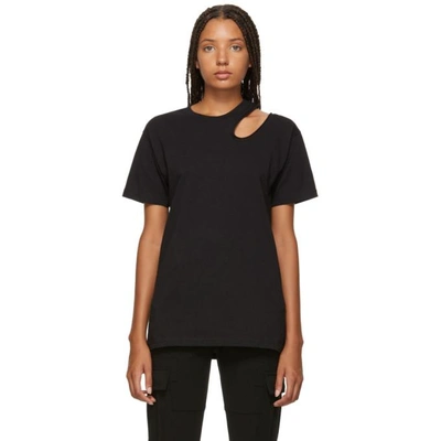 Ottolinger Cut Out T-shirt - 黑色 In Black
