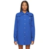 ANTON BELINSKIY ANTON BELINSKIY BLUE COTTON SHIRT