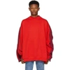 Y/PROJECT Y/PROJECT RED DOUBLE SWEATSHIRT