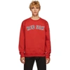 MARCELO BURLON COUNTY OF MILAN MARCELO BURLON COUNTY OF MILAN RED RED SOX EDITION SWEATSHIRT