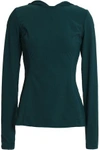NO KA'OI WOMAN STRETCH HOODED TOP FOREST GREEN,GB 5016545969988683