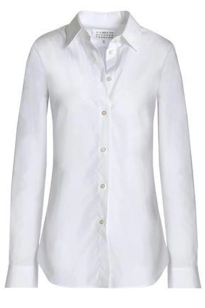 Maison Margiela Cotton-poplin Shirt In White