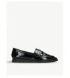 KG KURT GEIGER MOBY FAUX-PATENT LEATHER LOAFERS,854-10004-2025800979